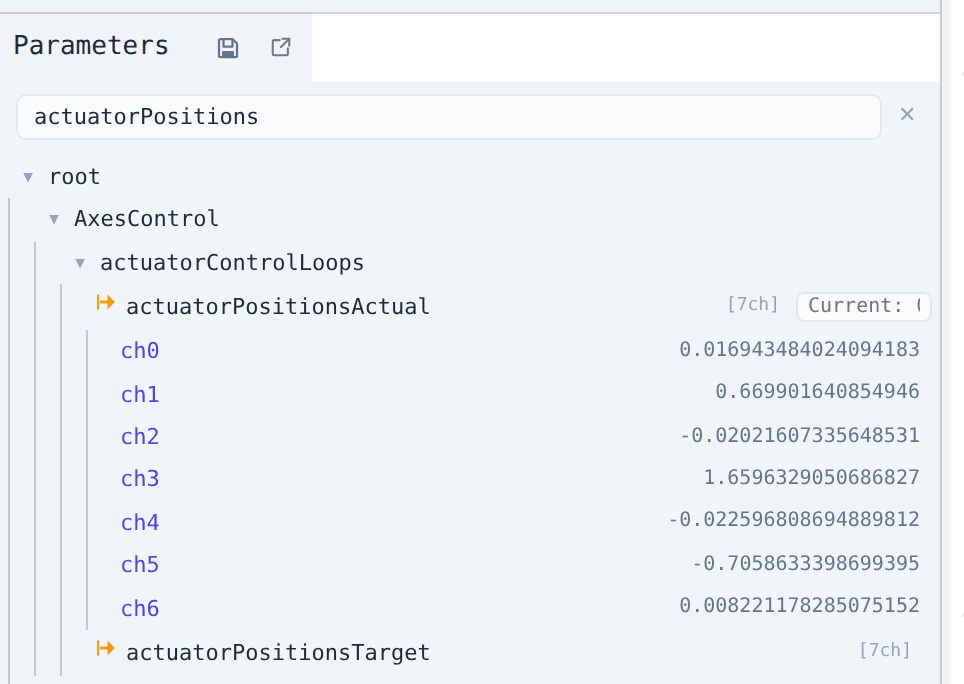 Array parameter expanded into channels